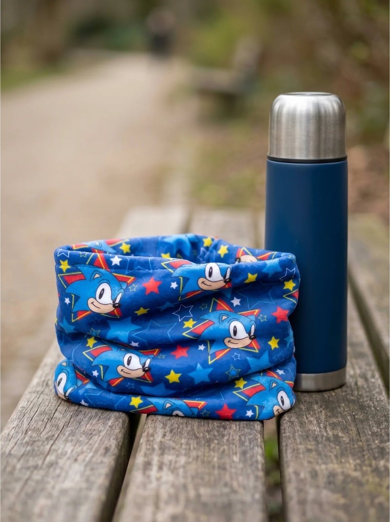 Braga de cuello infantil de poliéster sonic sega Azul - Kiabi