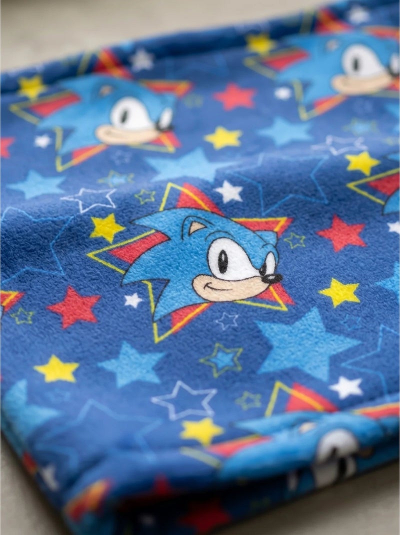 Braga de cuello infantil de poliéster sonic sega Azul - Kiabi