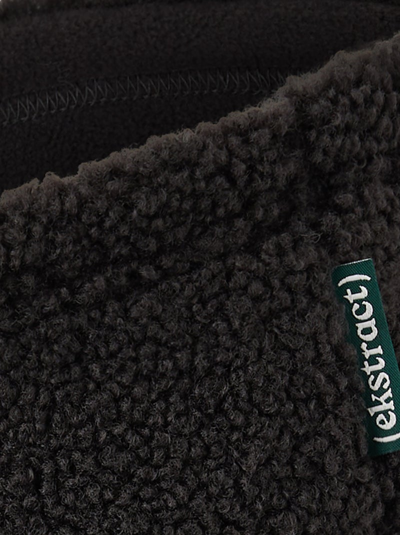 Braga de cuello multideporte efecto borreguito (ekstract) Negro - Kiabi