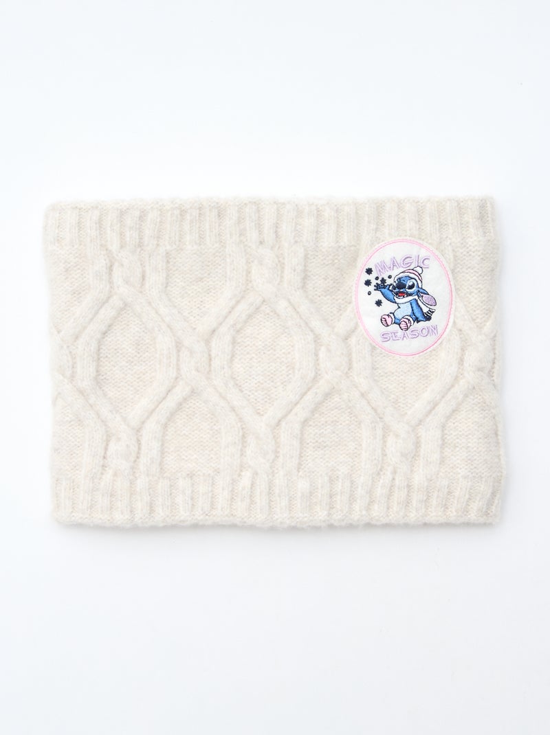 Braga de cuello 'Stitch' 'Disney' Beige - Kiabi