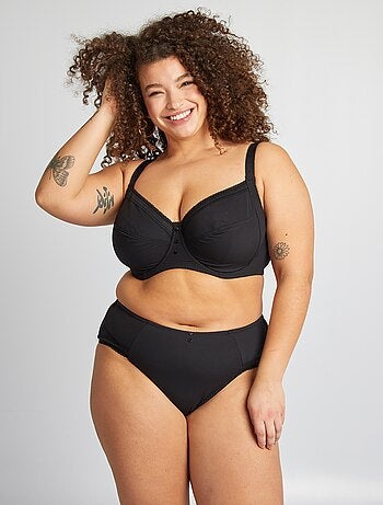 Braga de microfibra acanalada