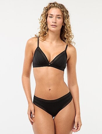 Braga de microfibra acanalada