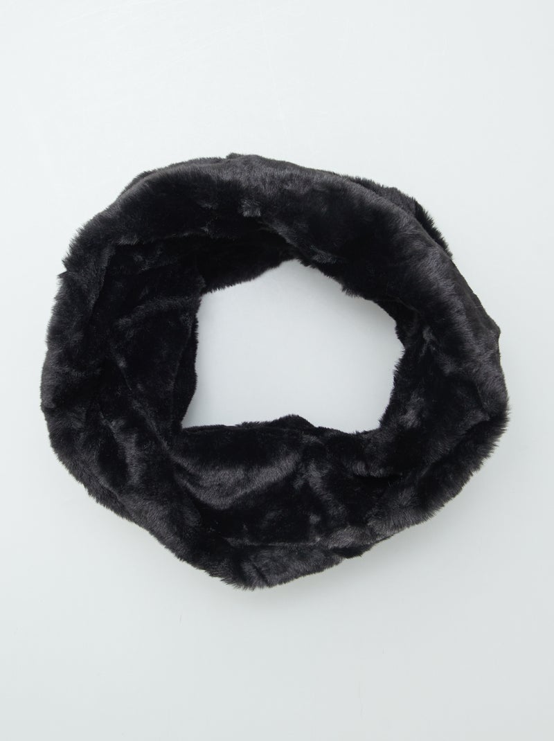 Braga de pelo sintético NEGRO - Kiabi