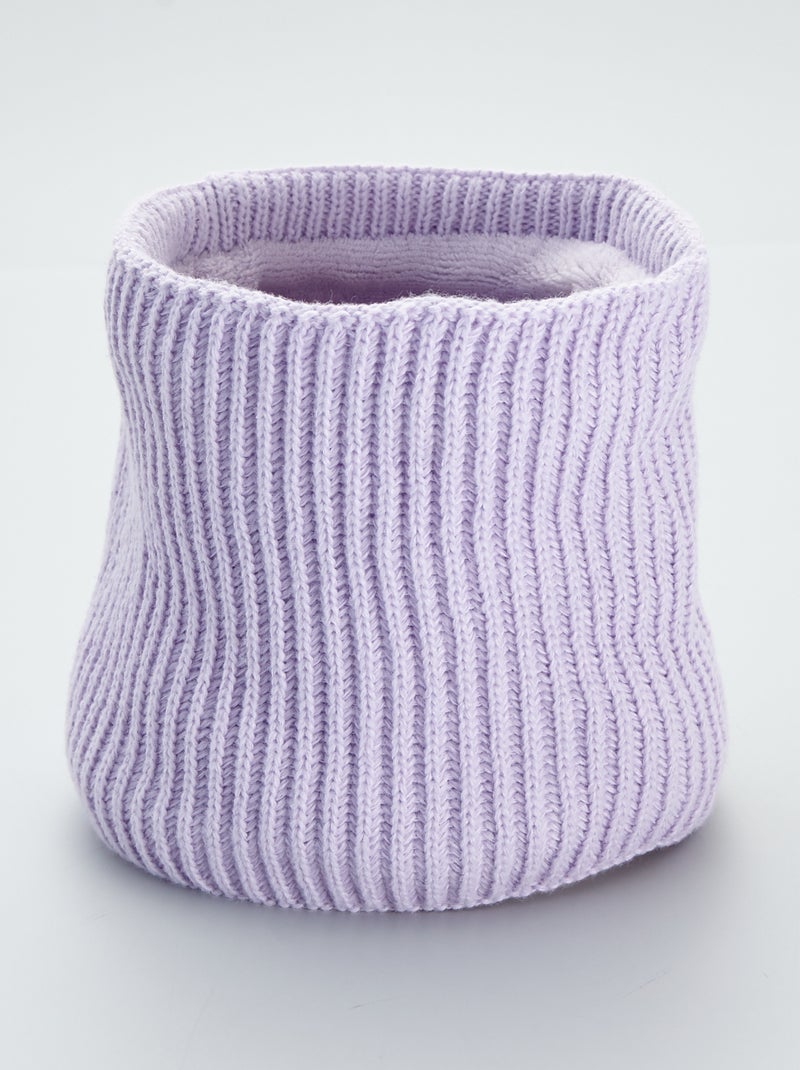 Braga de punto de canalé - bimaterial ROSA - Kiabi