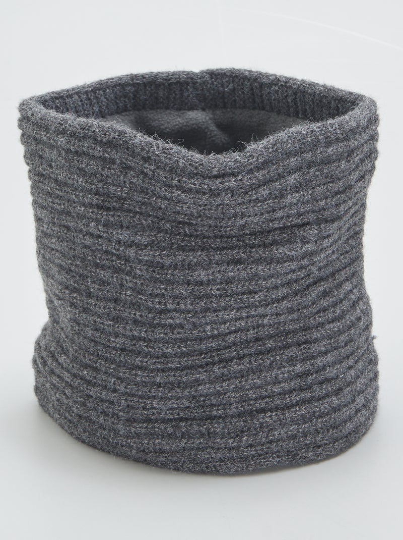 Braga de punto de canalé GRIS - Kiabi