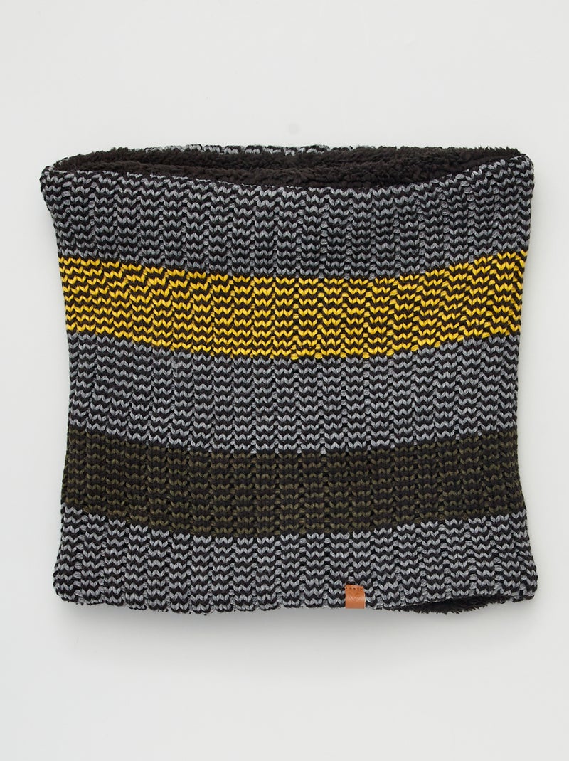 Braga de punto de espiga NEGRO - Kiabi
