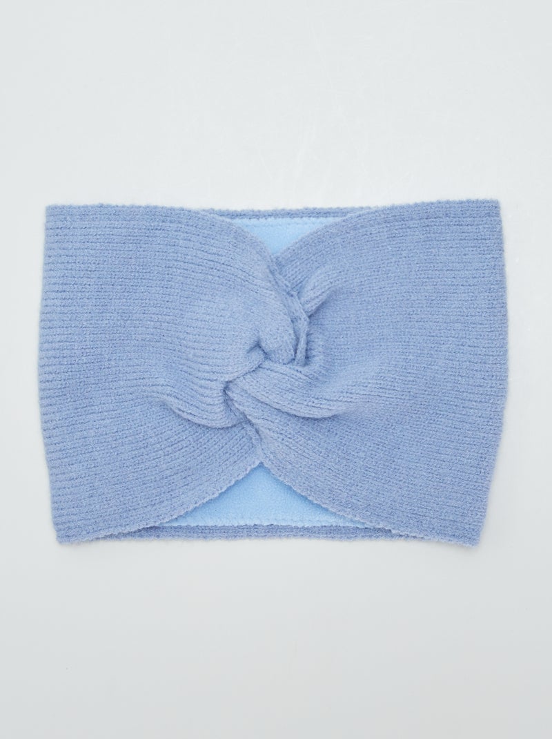 Braga de punto trenzado AZUL - Kiabi