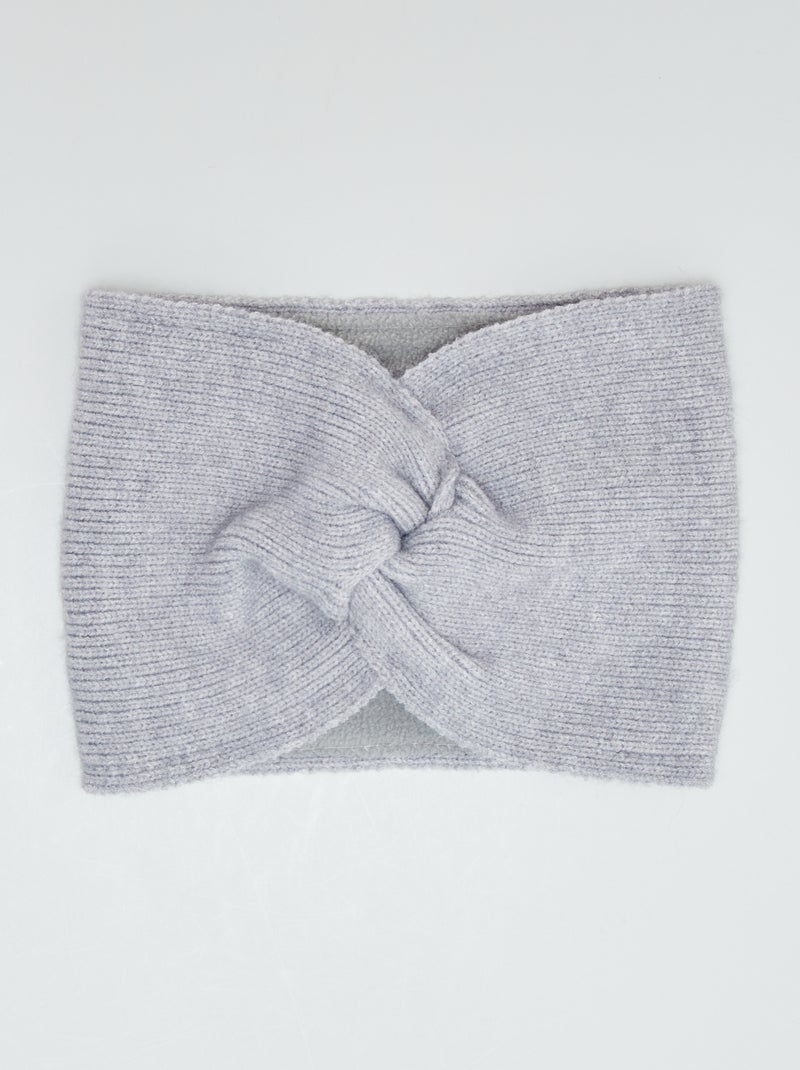 Braga de punto trenzado GRIS - Kiabi