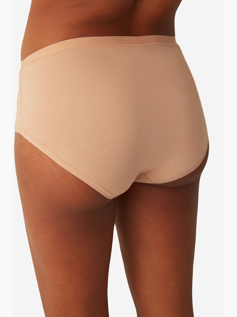 Braga de tiro alto fresh basic cover de algodón penti Beige arcilla - Kiabi