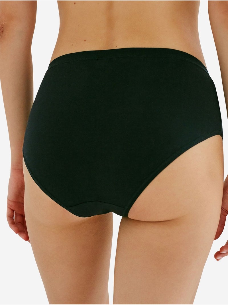 Braga de tiro alto fresh basic cover de algodón penti Negro - Kiabi