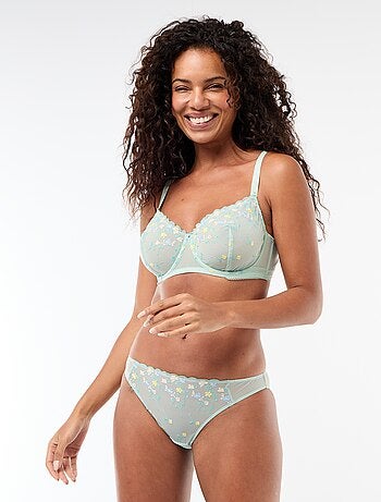 Braga de tul bordado