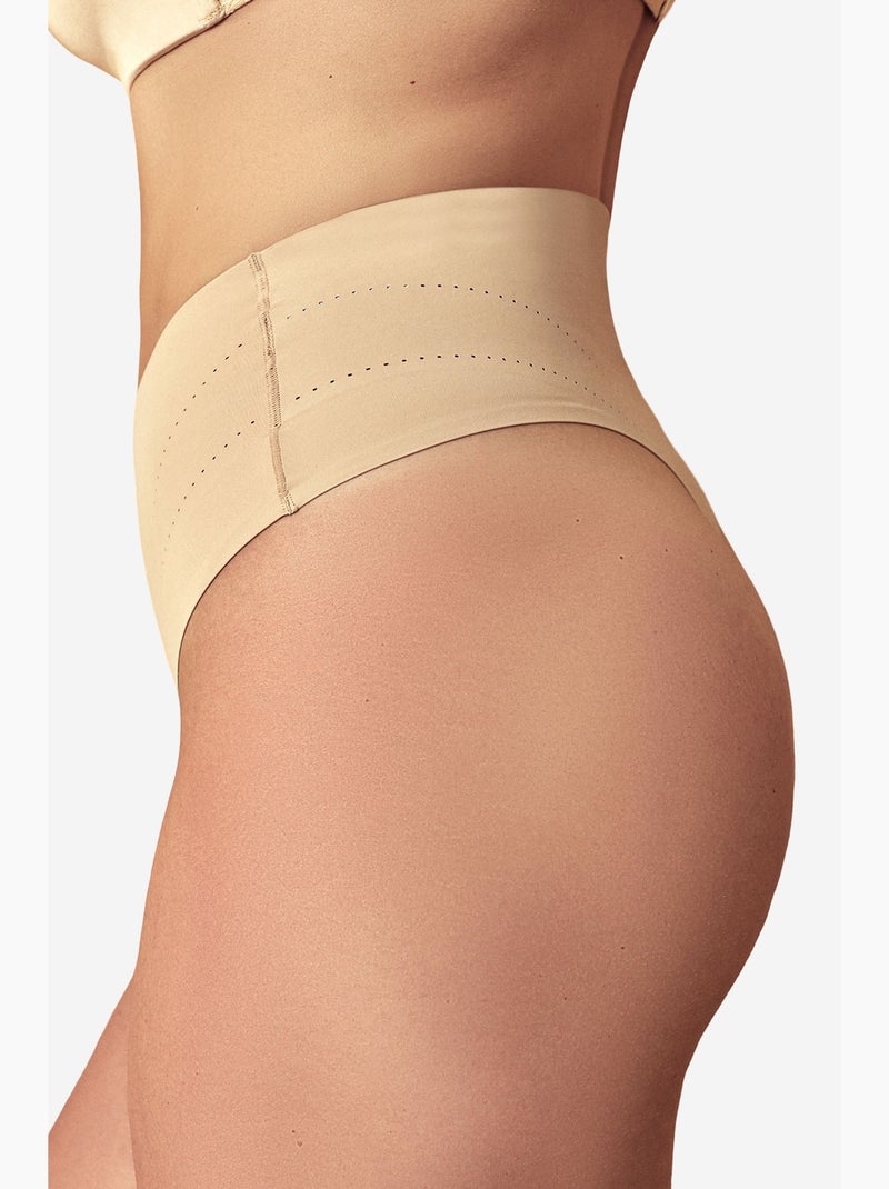 Braga faja alta ligera invisible penti Beige arcilla - Kiabi
