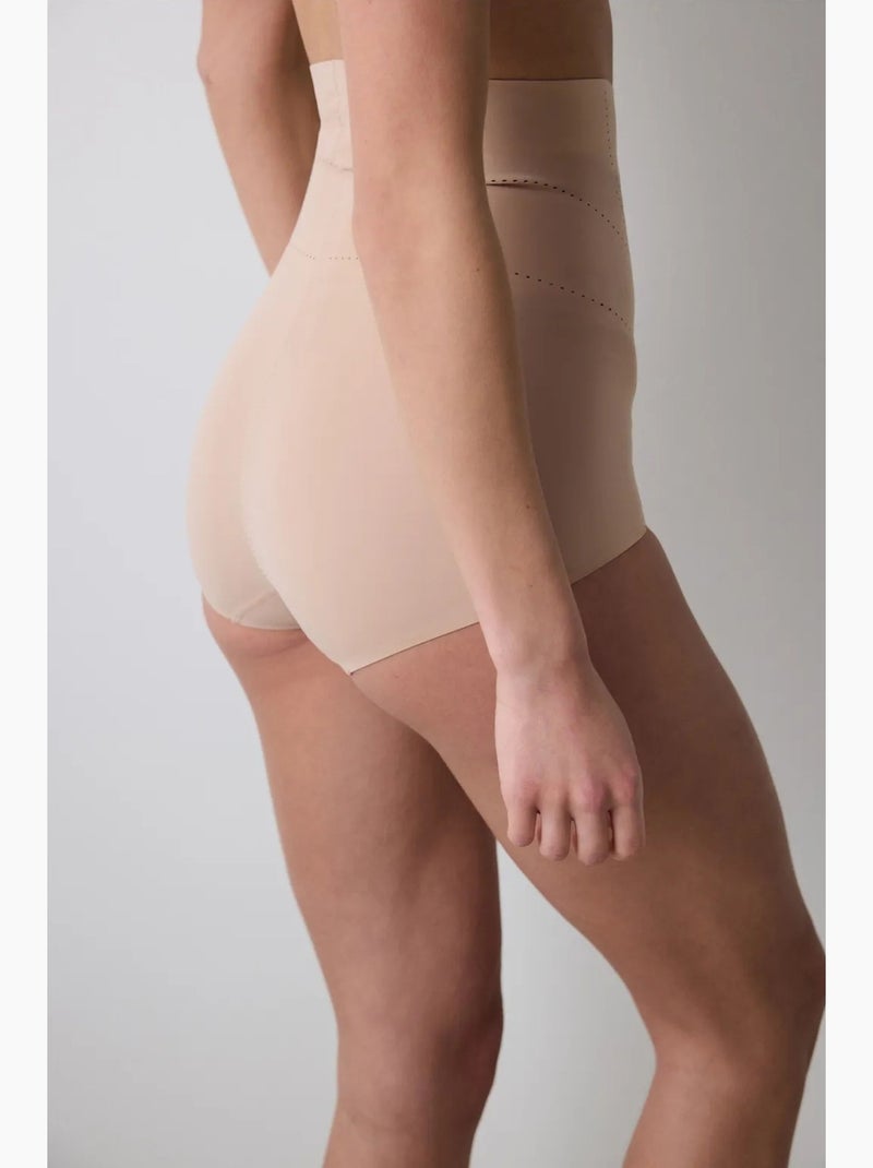 Braga faja alta ligera invisible penti Beige arcilla - Kiabi