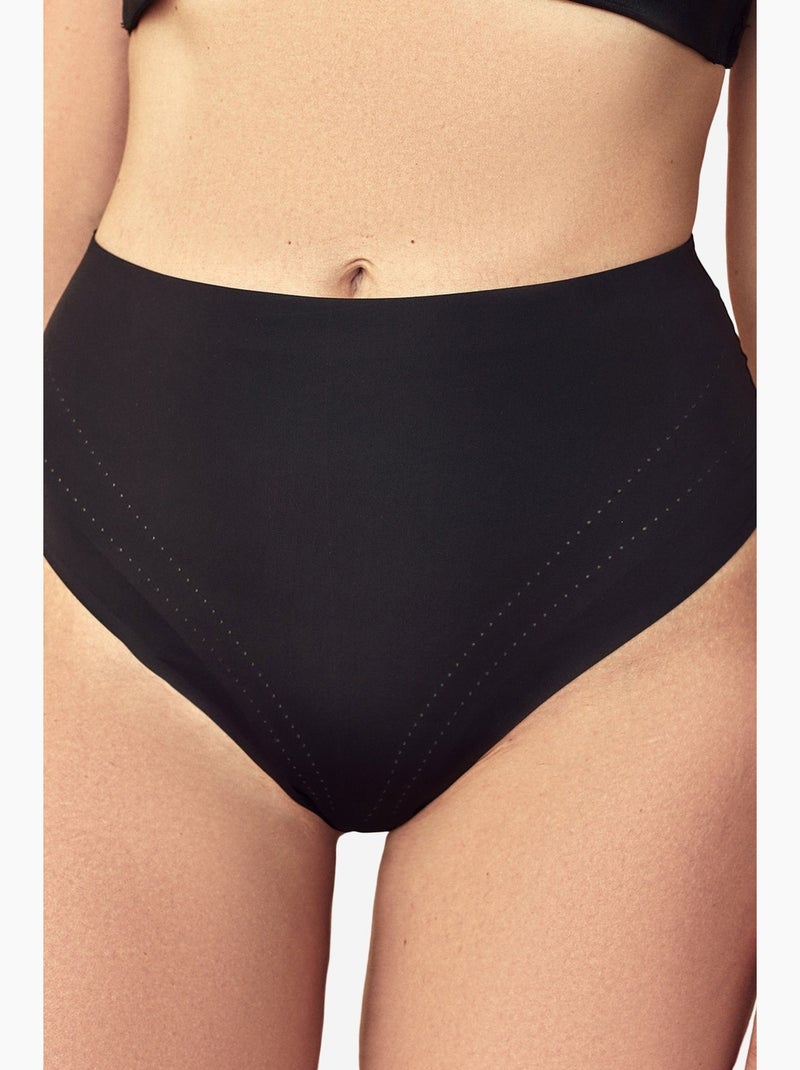 Braga faja alta ligera invisible penti Negro - Kiabi