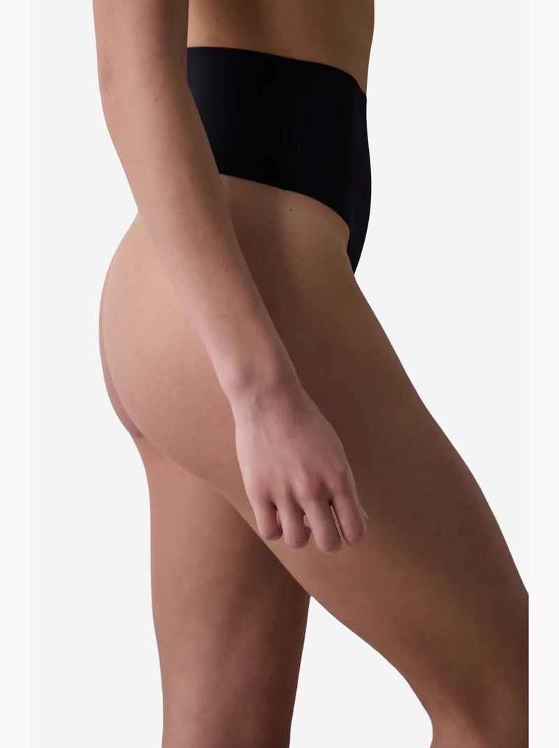 Braga faja alta ligera invisible penti Negro - Kiabi