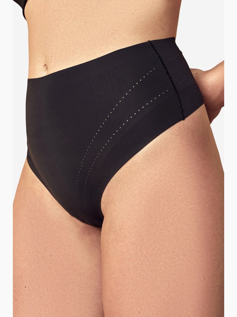 Braga faja alta ligera invisible penti Negro - Kiabi