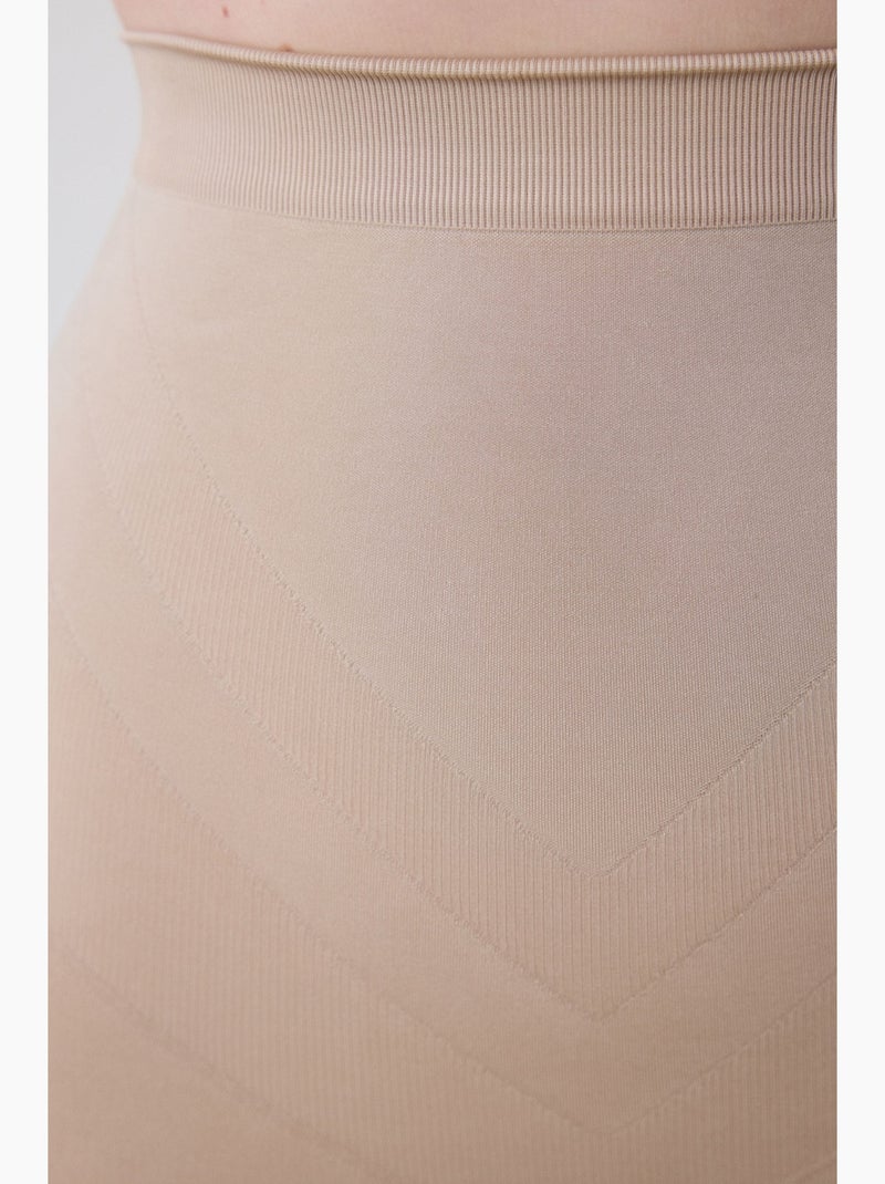 Braga faja alta sin costuras penti Beige arcilla - Kiabi