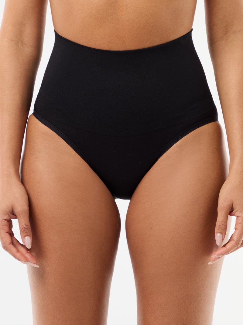 Braga faja de tiro alto negro - Kiabi