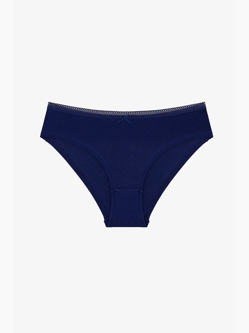 Braga hipster elegance pointel penti Azul Rojo Gris - Kiabi