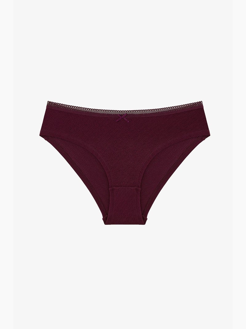 Braga hipster elegance pointel penti Azul Rojo Gris - Kiabi