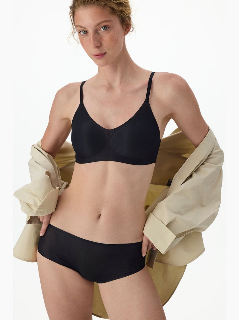 Braga hipster zerogram invisible penti Negro - Kiabi