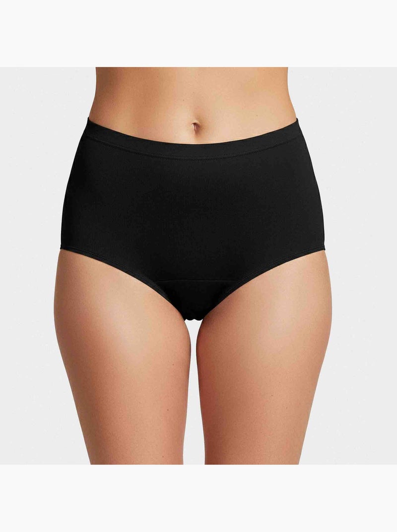Braga menstrual nocturna talla | Impetus Negro - Kiabi