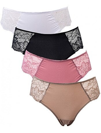 Braga Microfibra TRESS Encaje - Pack de 4