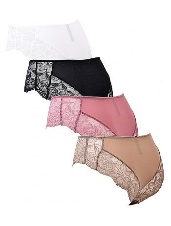 Braga Microfibra TRESS Encaje - Pack de 4