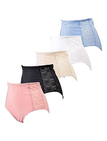 Braga Microfibra TRESS Encaje - Pack de 5
