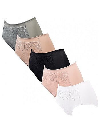 Braga Microfibra TRESS Encaje - Pack de 5