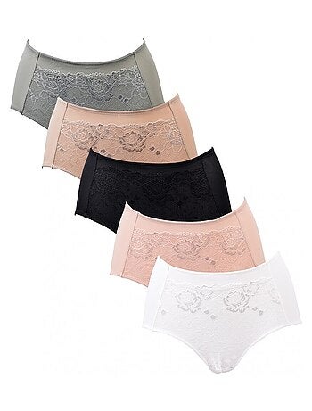 Braga Microfibra TRESS Encaje - Pack de 5
