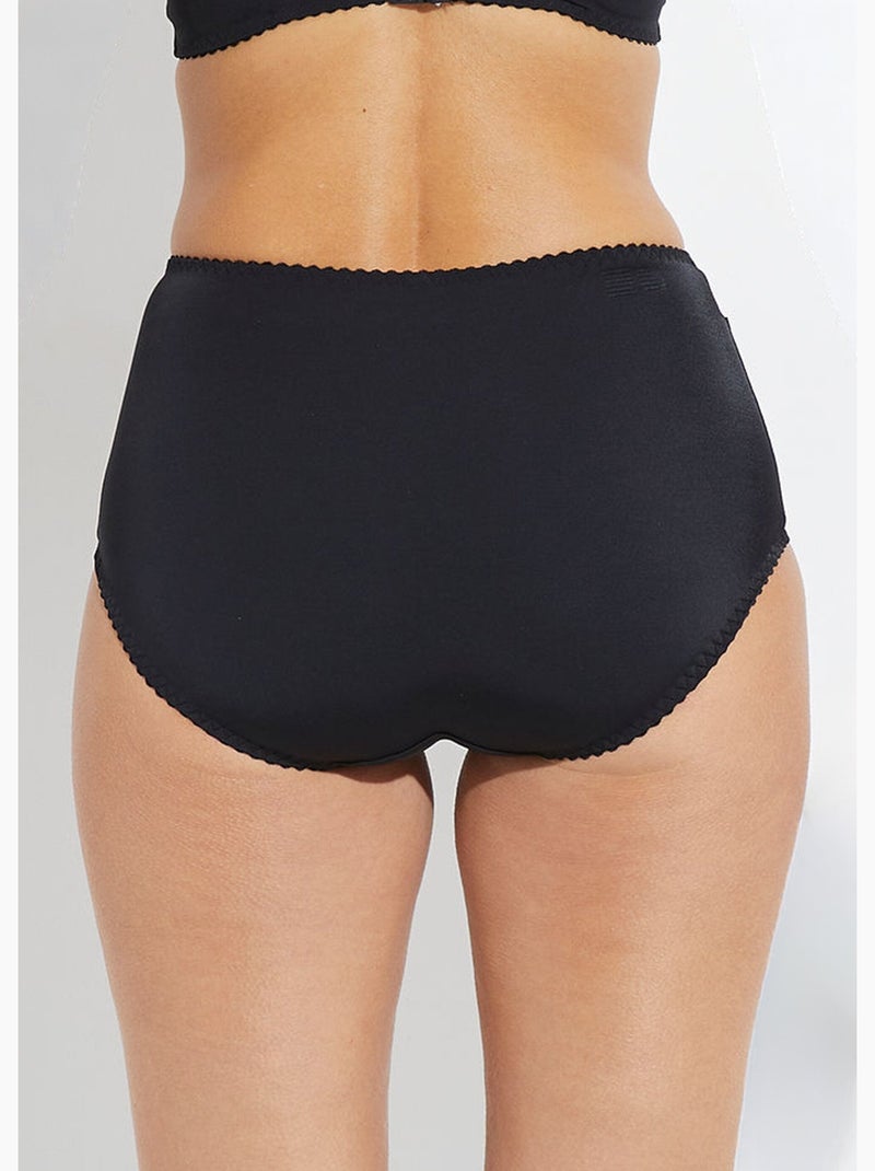 Braga midi talle normal tul y microfibra - Afibel Negro - Kiabi