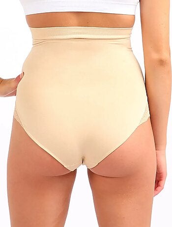 Braga moldeadora de encaje efecto vientre plano
