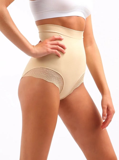 Braga moldeadora de encaje efecto vientre plano - Kiabi