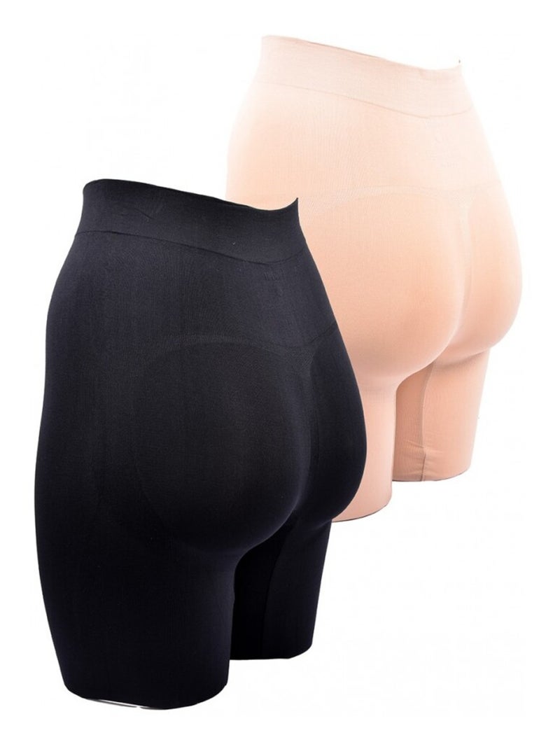 Braga Mujer INFINITIF - Pack de 2 Negro Multicolor - Kiabi