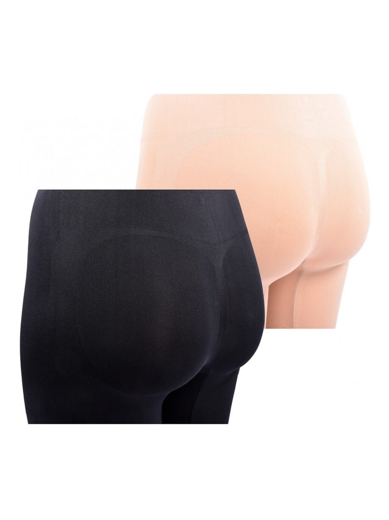 Braga Mujer INFINITIF - Pack de 2 Negro Multicolor - Kiabi