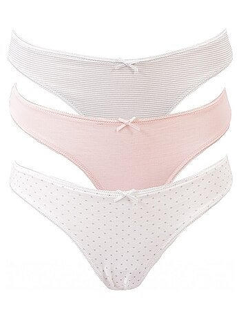 Braga Mujer TRESS - Pack de 3