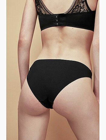 Braga slip de mujer, lisa, corte láser penti