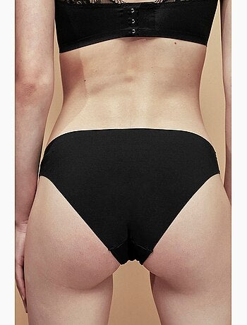 Braga slip de mujer, lisa, corte láser penti