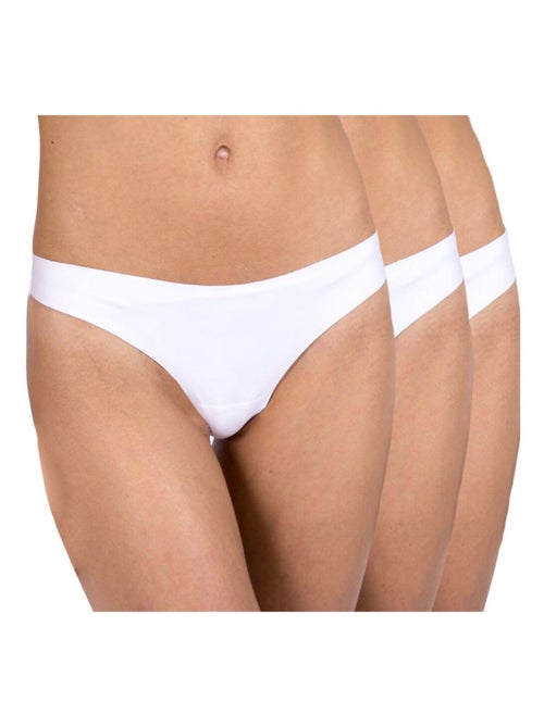 Bragas brasileñas microfibra pack de 3 Mujer - Kiabi