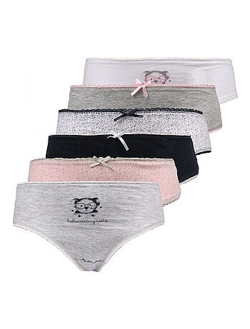 Bragas LULU CASTAGNETTE niña pack de 6