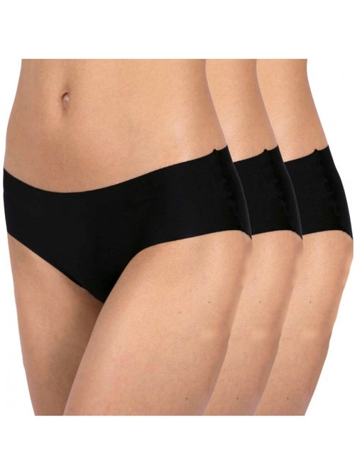 Bragas microfibra Pack de 3 Mujer - Kiabi