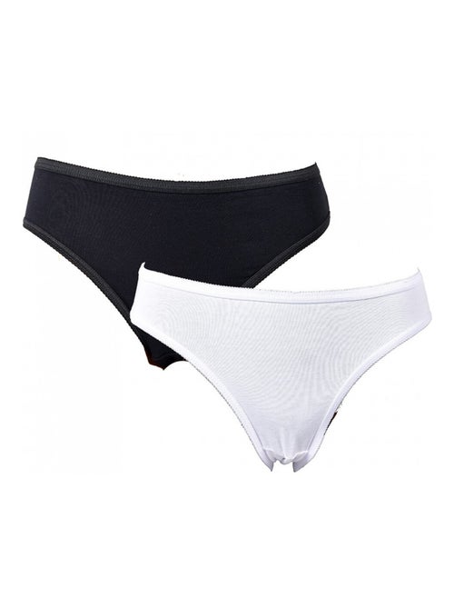Bragas Mujer Confort Sujeción en Algodón Calidad Superior - Pack de 2 - Kiabi