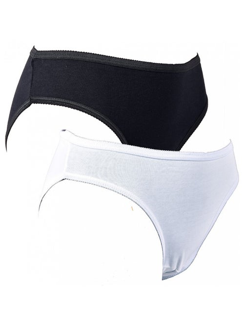 Bragas Mujer Confort Sujeción en Algodón Calidad Superior - Pack de 2 - Kiabi