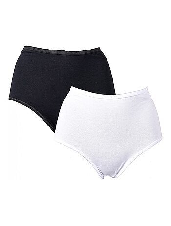 Bragas Mujer Confort Sujeción en Algodón Calidad Superior - Pack de 2