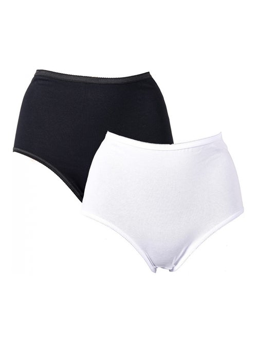Bragas Mujer Confort Sujeción en Algodón Calidad Superior - Pack de 2 - Kiabi