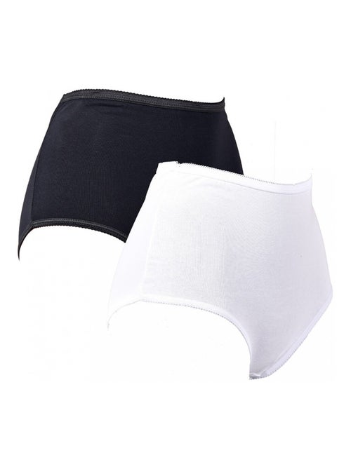 Bragas Mujer Confort Sujeción en Algodón Calidad Superior - Pack de 2 - Kiabi