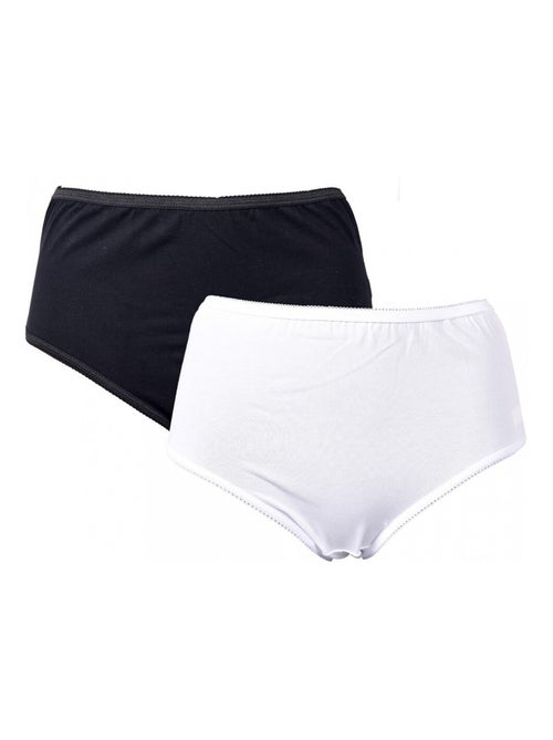 Bragas Mujer Confort Sujeción en Algodón Calidad Superior - Pack de 2 - Kiabi