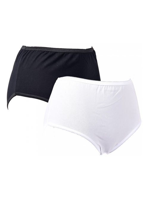 Bragas Mujer Confort Sujeción en Algodón Calidad Superior - Pack de 2 - Kiabi