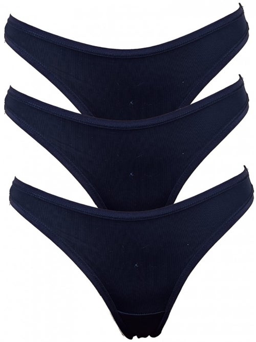 Bragas Mujer INFINITIF Confort Calidad Superior - Pack de Negros - Kiabi Bragas Mujer INFINITIF Confort Calidad Superior - Pack de Negros - Kiabi